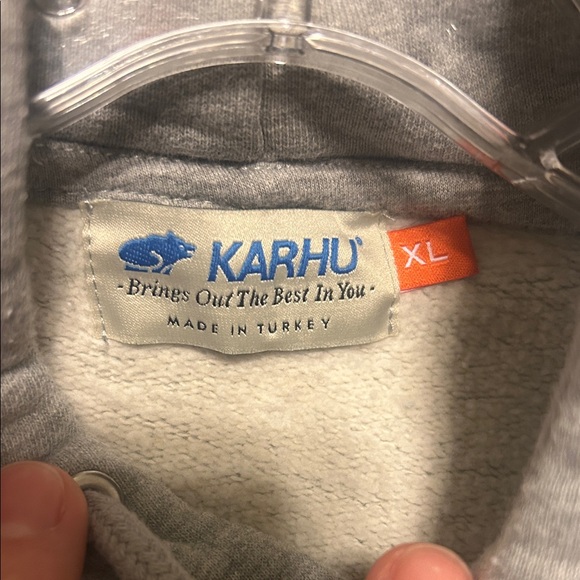 Karhu Men's Gray Hoodie - Picture 3 of 8